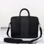 Gucci Medium GG briefcase with tag