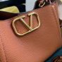 VALENTINO GARAVANI ALLTIME MEDIUM HANDBAG IN GRAINY CALFSKIN