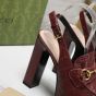 Gucci Women's Horsebit platform loafer slingback