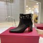 Valentino ROCKSTUD GRAINY CALFSKIN ANKLE BOOT