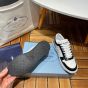 Prada Downtown perforated leather sneakers