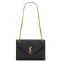 YSL ENVELOPE MEDIUM in MATELASSÉ lambskin