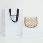 Celine MINI BESACE IN TRIOMPHE CANVAS AND CALFSKIN