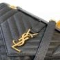 YSL ENVELOPE MEDIUM in MATELASSÉ lambskin