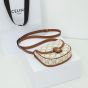 Celine MINI BESACE IN TRIOMPHE CANVAS AND CALFSKIN