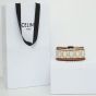 Celine MINI BESACE IN TRIOMPHE CANVAS AND CALFSKIN