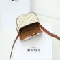 Celine MINI BESACE IN TRIOMPHE CANVAS AND CALFSKIN