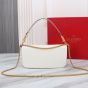 VALENTINO GARAVANI LOCÒ CALFSKIN SHOULDER BAG