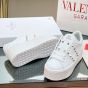 Valentino FLATFORM ROCKSTUD UNTITLED SNEAKER IN CALFSKIN