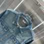 Celine Trucker jacket in dark union wash denim