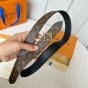 LV Flowergram 30mm Reversible Belt