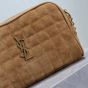 YSL CASSANDRE MATELASSÉ CARRÉ camera bag in suede