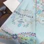Hermès Brides de Gala en Fleurs scarf 90