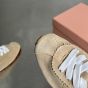 MIU MIU Plume suede mules