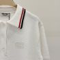 MIU MIU Cotton knit polo shirt
