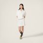MIU MIU Cotton knit polo shirt