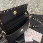 Valentino ROCKSTUD GRAINY CALFSKIN POUCH