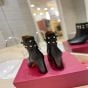 Valentino ROCKSTUD GRAINY CALFSKIN ANKLE BOOT