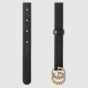 Gucci GG Marmont thin belt with pearls