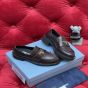 Prada Chocolate leather loafers
