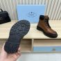 Prada Leather and Re-Nylon booties