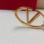 Valentino VLOGO SIGNATURE SHINY CALFSKIN BELT WITH CHAIN