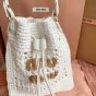 MIU MIU Woven fabric mini-bag