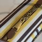 MIU MIU Beau canvas and leather bag