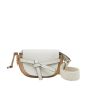 LOEWE Mini Gate Dual bag in soft calfskin and jacquard