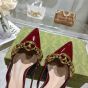 Women's slingback with Gucci Marina Chain