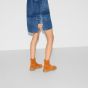 Gucci Women's slim Horsebit ankle boot