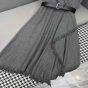 Dior Mid-Length Draped Dress with Belt