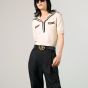 Gucci GG Marmont leather belt with shiny buckle