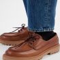 Prada Laced leather loafers