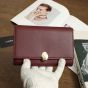 LOEWE Pebble continental wallet in shiny nappa calfskin