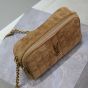 YSL CASSANDRE MATELASSÉ CARRÉ camera bag in suede