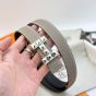 Hermès H Infini belt buckle & Reversible leather strap 24 mm