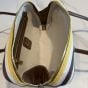 MIU MIU Beau canvas and leather bag
