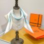 Hermès Brides de Gala en Fleurs scarf 90