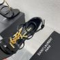 YSL Cassandra sandals in patent leather