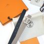 Hermès H Infini belt buckle & Reversible leather strap 24 mm