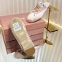 MIU MIU Satin ballerina mules