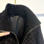 LV Monogram Debossed Suede Tracksuit Jacket