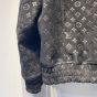 LV Monogram Debossed Suede Tracksuit Jacket
