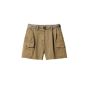 MIU MIU Garment-dyed cotton satin shorts