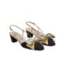 Valentino BOWOW SLINGBACK PUMPS IN MOIRÈ FABRIC