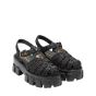 Prada Monolith crochet cage sandals