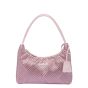 Prada Re-Edition Satin mini-bag with crystals