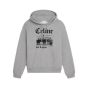 Celine troubadour loose hoodie in cotton fleece