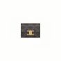 Celine COMPACT WALLET WITH COIN TRIOMPHE IN TRIOMPHE CANVAS